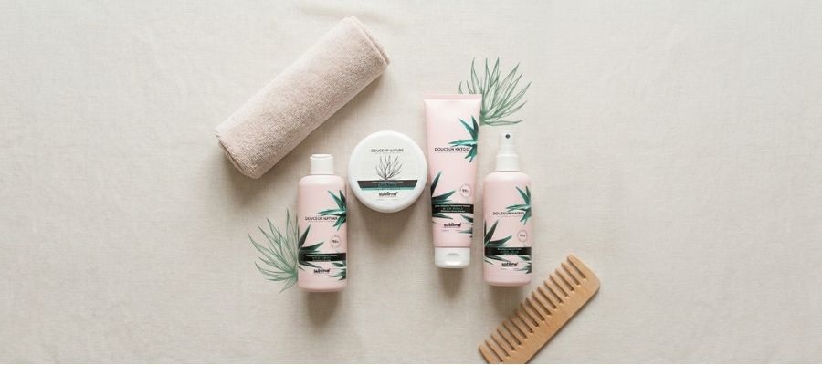 Routine cheveux bouclés SUBLIMO Douceur Nature Aloe Vera